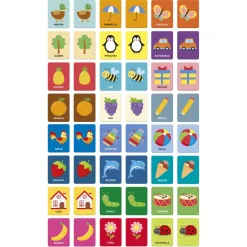 Clementoni 16432 Montessori Baby Primo Memo 48 Carte Tattili