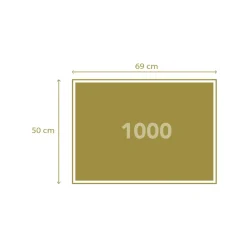 Clementoni 39257 Puzzle 1000 Hqc Capri 70 X 50 Cm