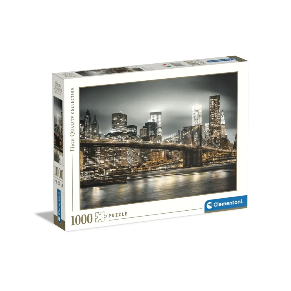 Clementoni 39366 Puzzle 1000 Hqc New York Skyline 70 X 50 Cm