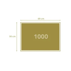 Clementoni 39451 Puzzle 1000 Italian Positano 70 X 50 Cm