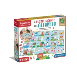 Clementoni 16437 Puzzle Gigante Del Alfabeto Con Maxi Tessere