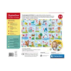 Clementoni 16437 Puzzle Gigante Del Alfabeto Con Maxi Tessere