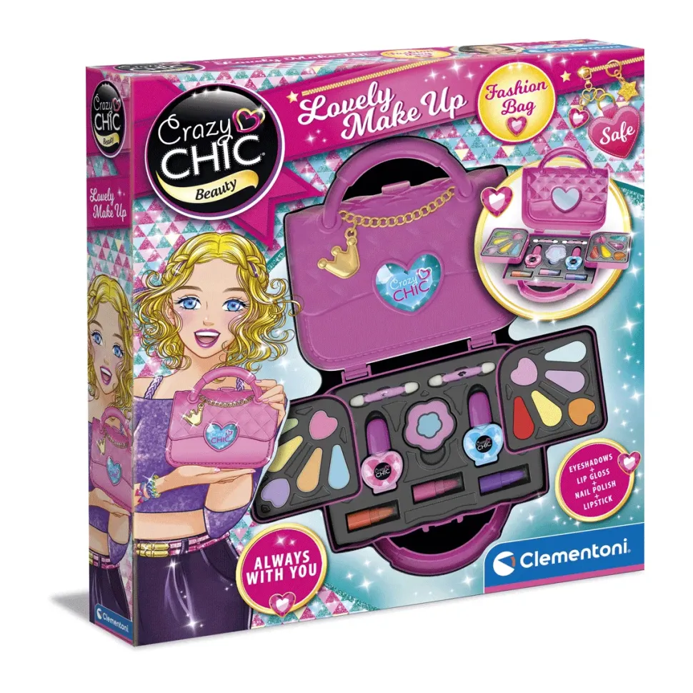 Clementoni Crazy Chic Lovely Make Up Bag Trousse Bambine