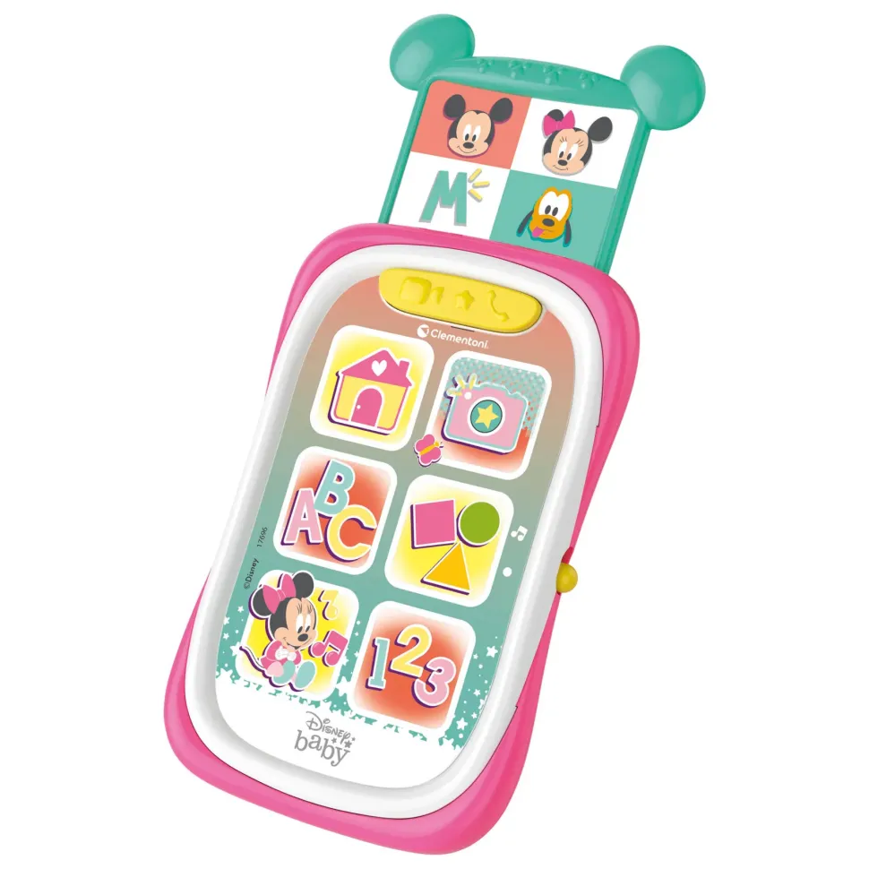Clementoni Disney Baby Minnie Smartphone, Telefono Interattivo