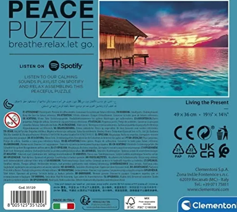 Clementoni Peace Puzzle The Ocean 500 Pezzi