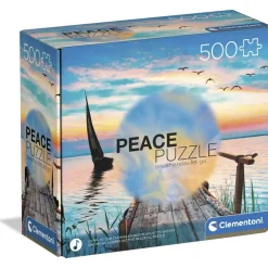 Clementoni Peace Puzzle The Lake 500 Pezzi