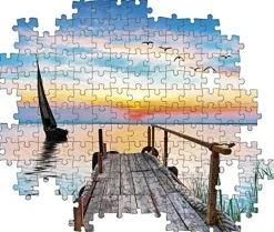 Clementoni Peace Puzzle The Lake 500 Pezzi