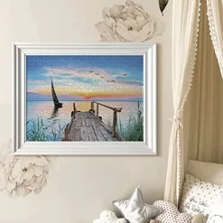 Clementoni Peace Puzzle The Lake 500 Pezzi