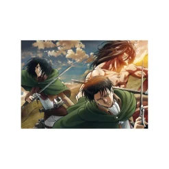 Clementoni Puzzle Anime Attack On Titan 500 Pezzi, Puzzle Adulti