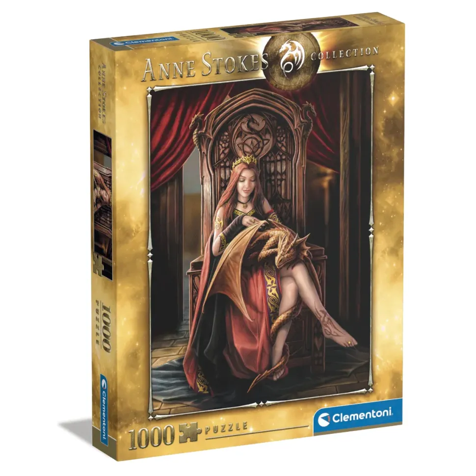 Clementoni Puzzle Anne Stokes Collection Friends Forever 1000 Pezzi, Puzzle Adulti