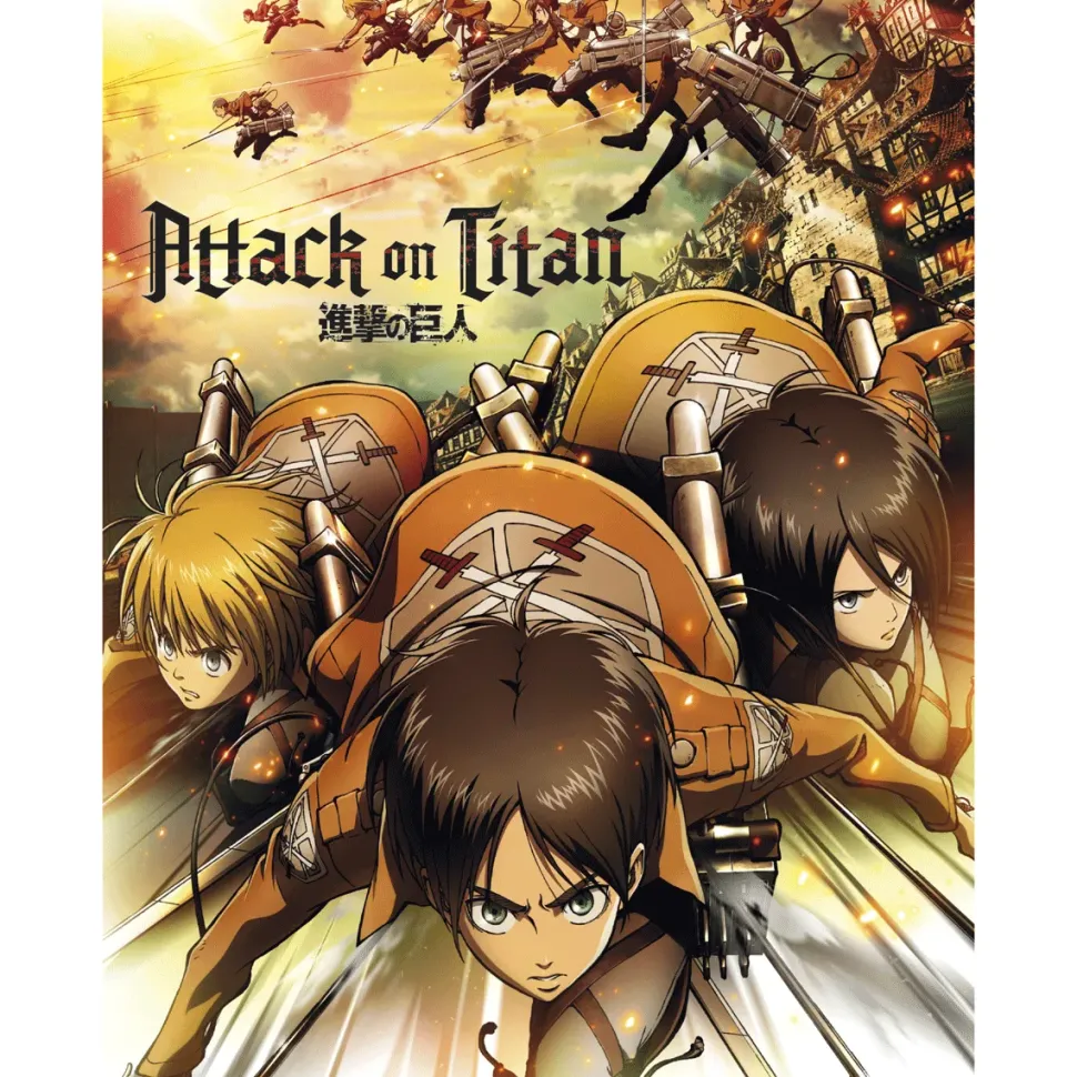 Clementoni Puzzle Attack On Titans 1000 Pezzi, Puzzle Adulti