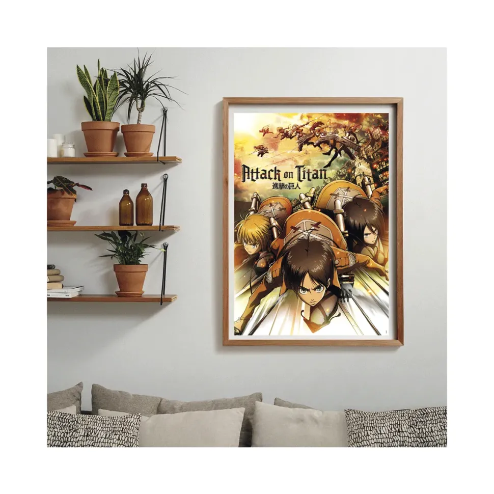 Clementoni Puzzle Attack On Titans 1000 Pezzi, Puzzle Adulti