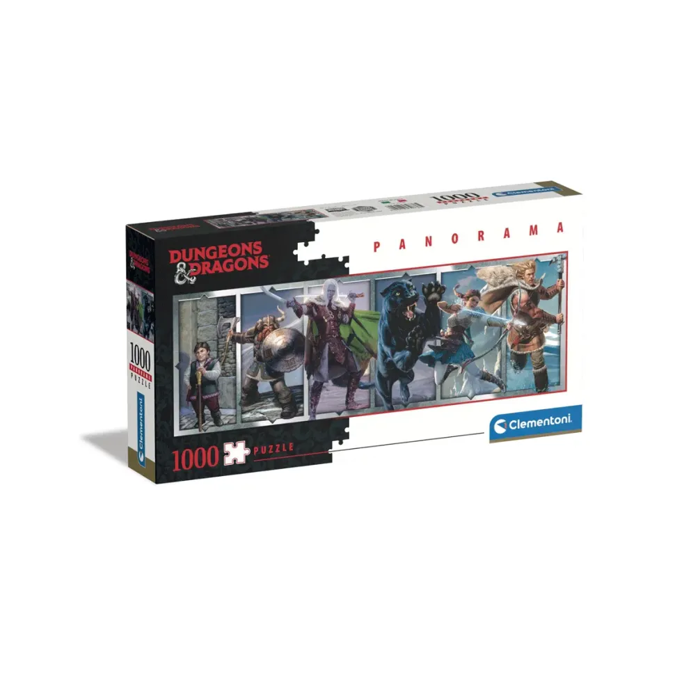 Clementoni Puzzle Dungeons & Dragons 1000 Pezzi, Puzzle Adulti