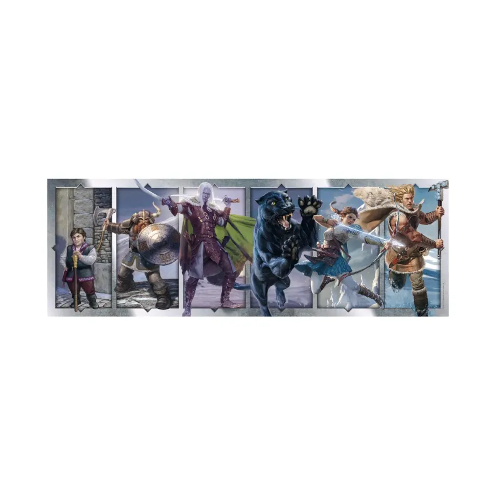 Clementoni Puzzle Dungeons & Dragons 1000 Pezzi, Puzzle Adulti