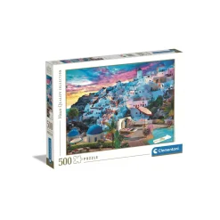Clementoni Puzzle High Quality Collection Greece View 500 Pezzi, Puzzle Adulti