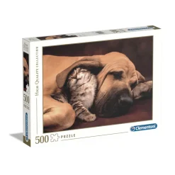 Clementoni Puzzle High Quality Collection Cuddles 500 Pezzi, Puzzle Adulti