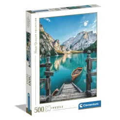 Clementoni Puzzle High Quality Collection Braies Lake 500 Pezzi, Puzzle Adulti
