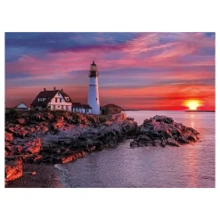 Clementoni Puzzle High Quality Collection Portland Head Light 500 Pezzi, Puzzle Adulti
