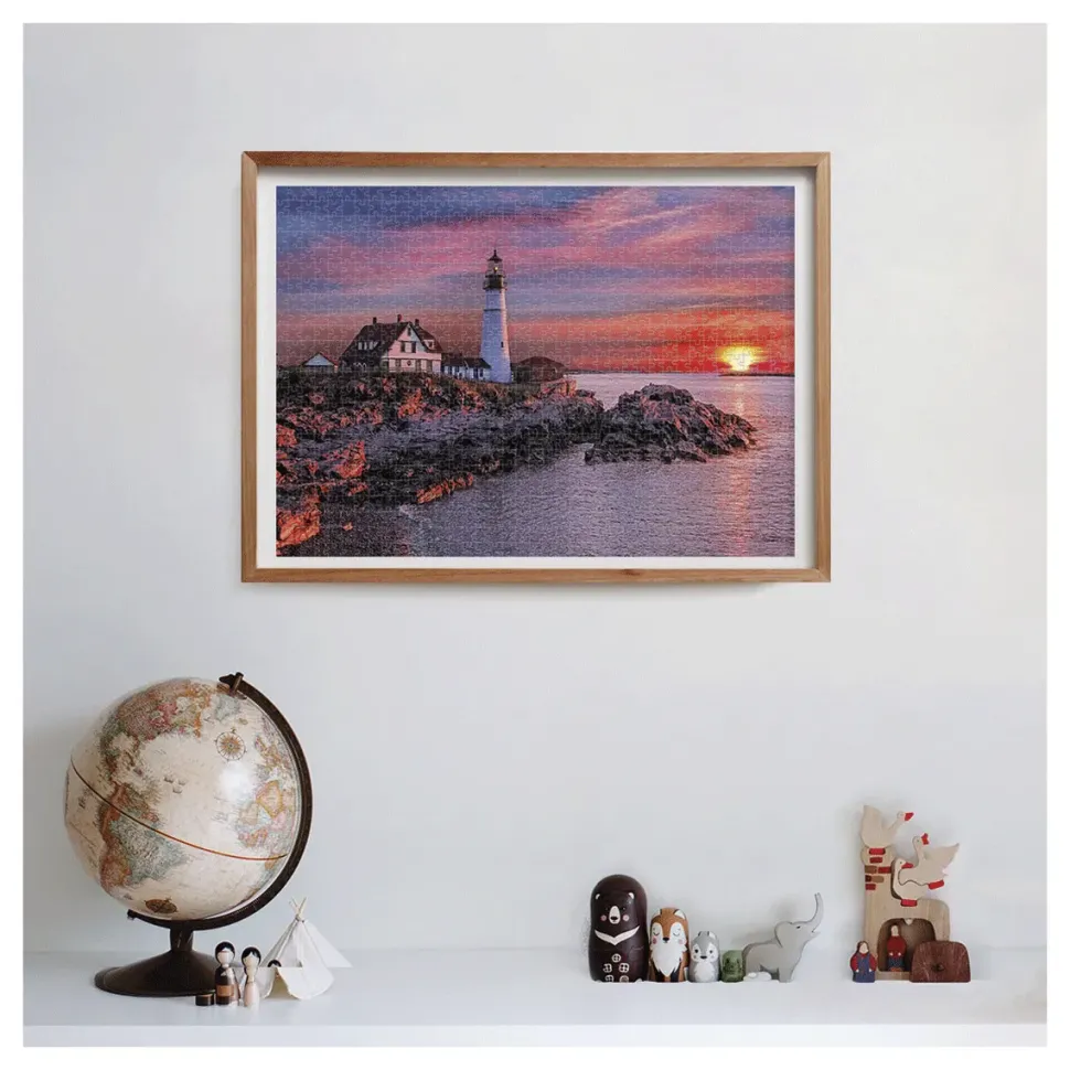 Clementoni Puzzle High Quality Collection Portland Head Light 500 Pezzi, Puzzle Adulti