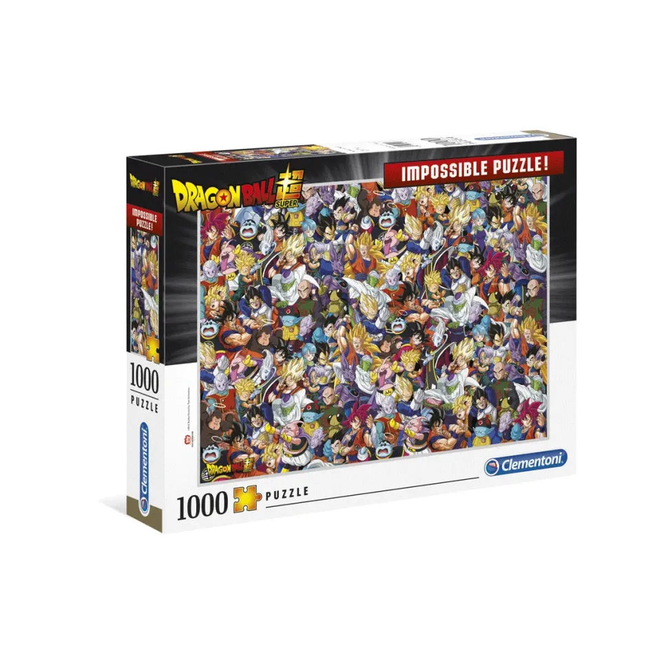 Clementoni Puzzle Impossible Dragon Ball 1000 Pezzi, Puzzle Adulti