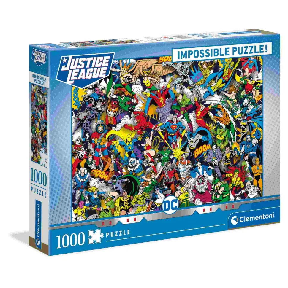 Clementoni Puzzle Impossible Justice League 1000 Pezzi