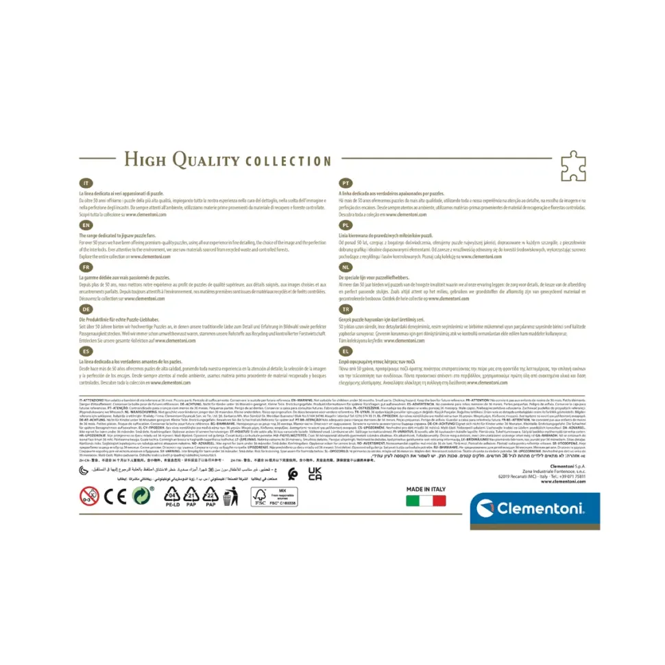 Clementoni Puzzle League Of Legends 500 Pezzi, Puzzle Adulti