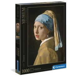Clementoni Puzzle Museum Collection Vermeer, "Girl With Pearl Earring" 1000 Pezzi, Puzzle Adulti