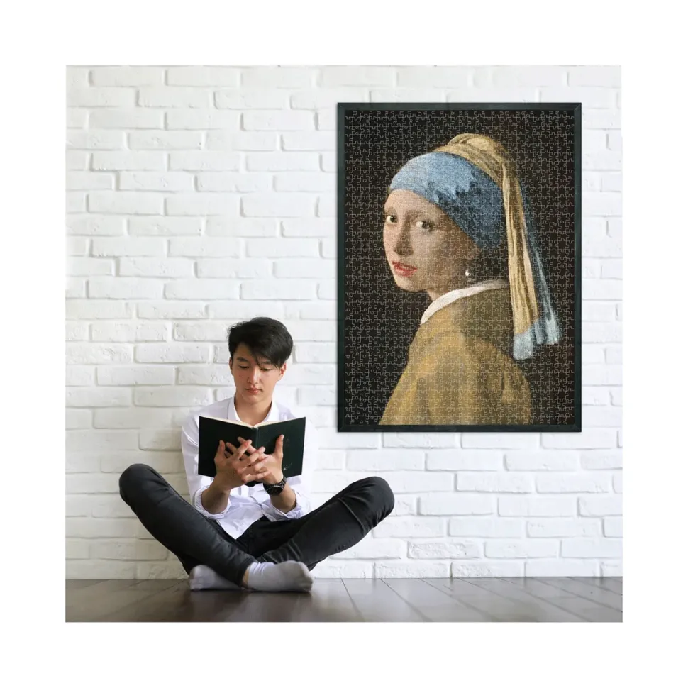 Clementoni Puzzle Museum Collection Vermeer, "Girl With Pearl Earring" 1000 Pezzi, Puzzle Adulti