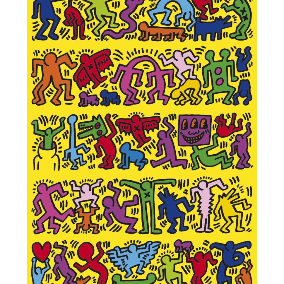 Clementoni Puzzle Novo Art Series Keith Haring 1000 Pezzi, Puzzle Adulti