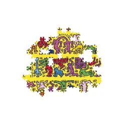 Clementoni Puzzle Novo Art Series Keith Haring 1000 Pezzi, Puzzle Adulti
