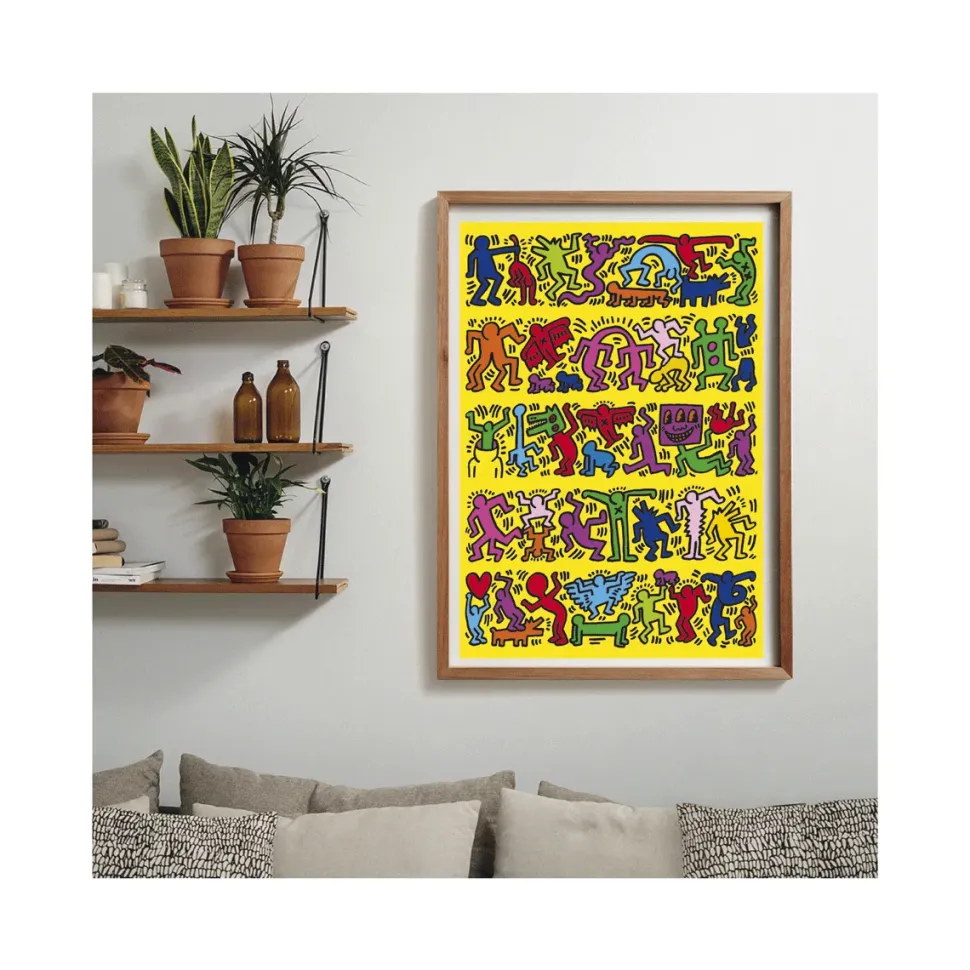 Clementoni Puzzle Novo Art Series Keith Haring 1000 Pezzi, Puzzle Adulti