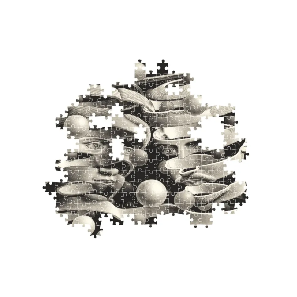 Clementoni Puzzle Novo Art Series M. C. Escher, "Bond Of Union" 1000 Pezzi, Puzzle Adulti