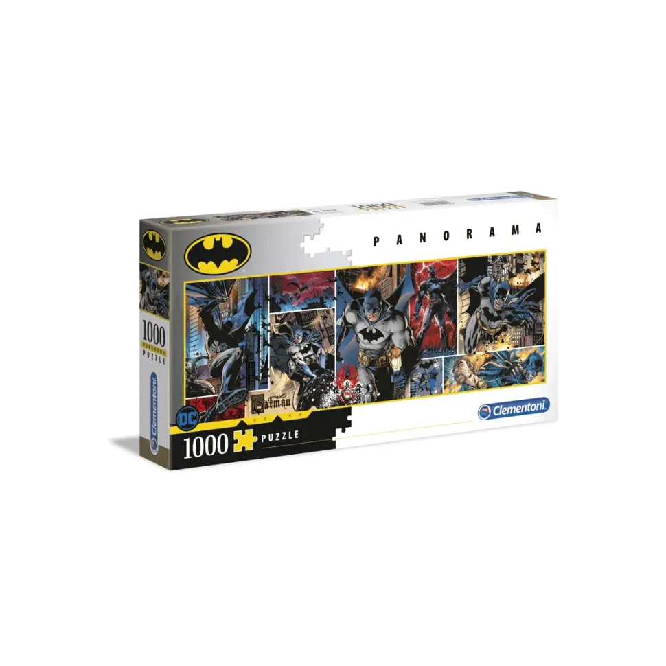 Clementoni Puzzle Panorama Batman 1000 Pezzi, Puzzle Adulti