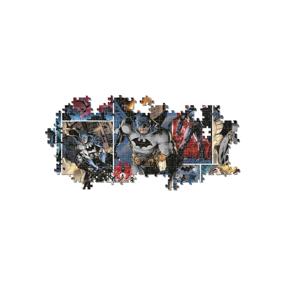 Clementoni Puzzle Panorama Batman 1000 Pezzi, Puzzle Adulti