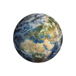 Clementoni Puzzle Round Space Collection Earth 500 Pezzi, Puzzle Adulti