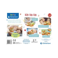 Clementoni Roby Ron Ron, Peluche Interattivo Con Vibrazione, Melodie E Suoni
