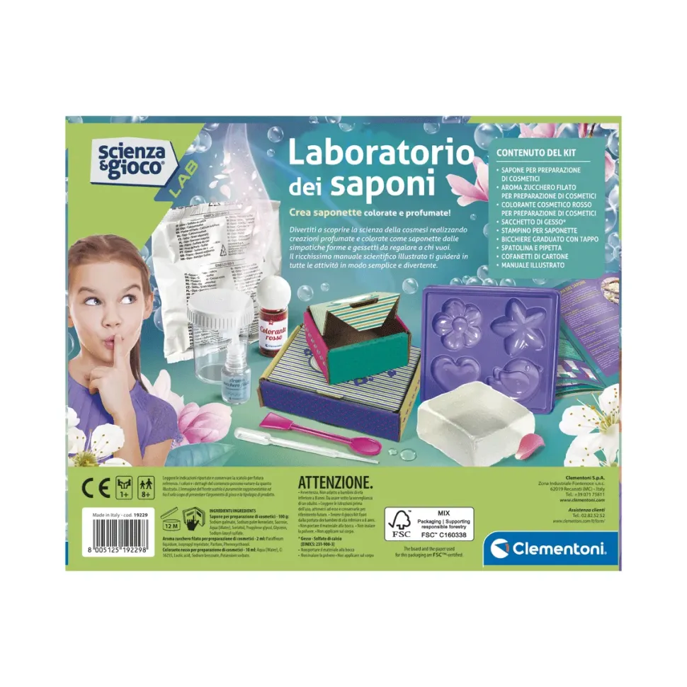 Clementoni Science & Play Lab Laboratorio Dei Saponi, 19229