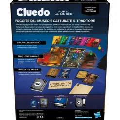 Cluedo Escape Furto Al Museo, Un Gioco Di Misteri Ed Enigmi In Versione Escape Game, Un Gioco Da Tavolo Cooperativo Per Famiglie, Dai 10 Anni In Su, Da 1 A 6 Giocatori