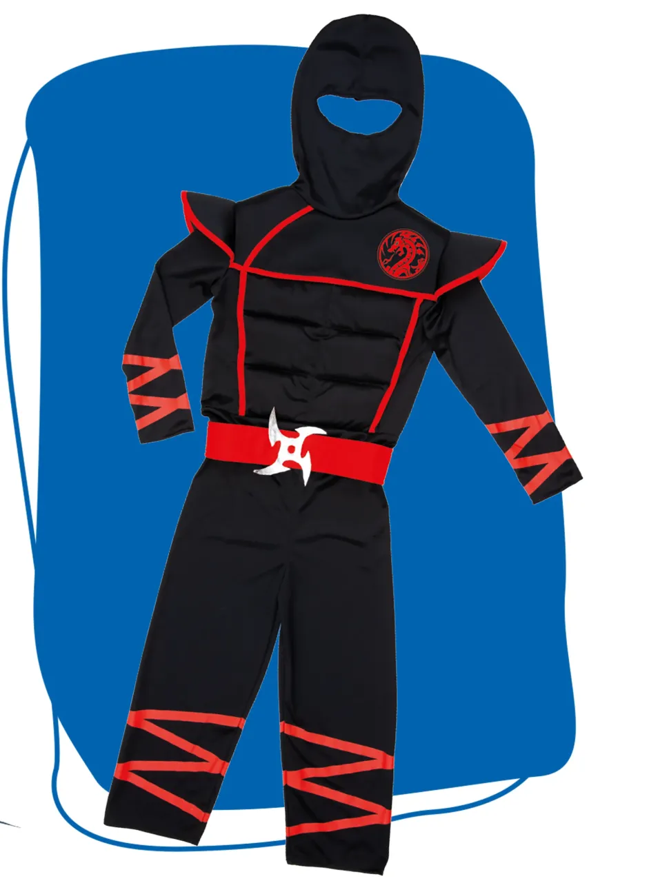 Costume Ninja Disponibile In Diverse Taglie
