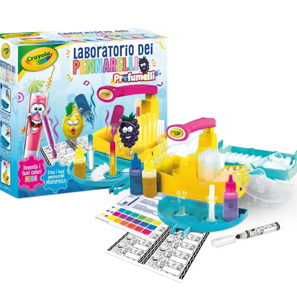 Crayola Laboratorio Dei Pennarelli Profumelli Neon Edition Crea I Tuoi Pennarelli! Inventa I Tuoi Colori!