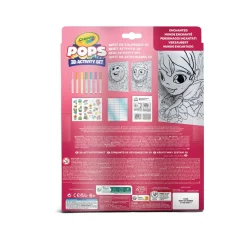 Crayola Pops 3D Activity Set Fatina E Animali Fantastici Colora E Crea Disegni Tridimensionali