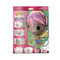 Crayola Pops 3D Activity Set Fatina E Animali Fantastici Colora E Crea Disegni Tridimensionali