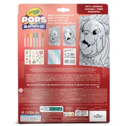 Crayola Pops 3D Activity Set Cuccioli 3 Soggetti Colora E Crea Disegni Tridimensionali