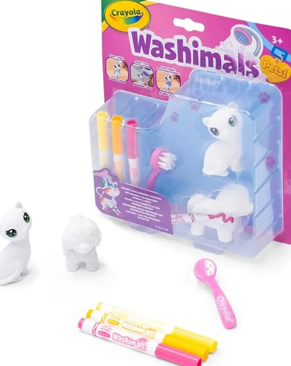 Crayola Washimals Cane E Gatto, Set Ricarica , Gioco E Regalo Per Bambini, Da 3 Anni, 74-7512