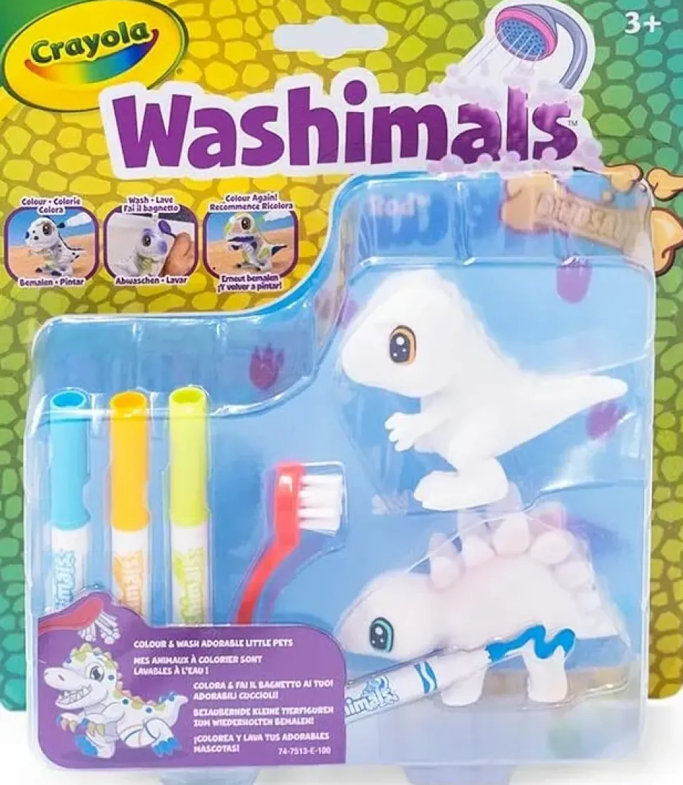 Crayola Washimals Dinosauri, Set Ricarica , Gioco E Regalo Per Bambini, Da 3 Anni, 74-7513