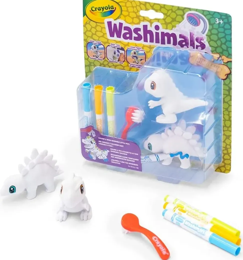 Crayola Washimals Dinosauri, Set Ricarica , Gioco E Regalo Per Bambini, Da 3 Anni, 74-7513