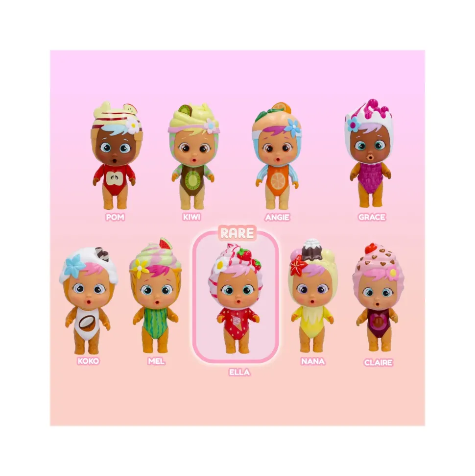 Cry Babies Magic Tear Icy World Frozen Frutti, 9 Bamboline Da Collezionare, Profumano Di Frutta E Piangono Lacrime Che Creano Neve; Regalo Ideale Per Bambini Dai 3 Agli 8 Anni.