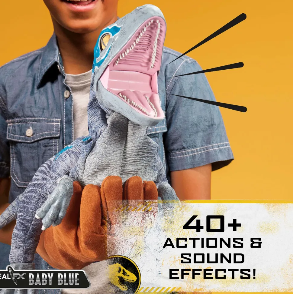 Dinosauro Animato Baby Blue Real Fx Wow! Stuff