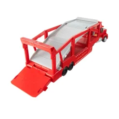 Disney Pixar Cars Mack Trasportatore, Camion Da 33 Cm Con Rampa Per Trasportare 12 Macchinine