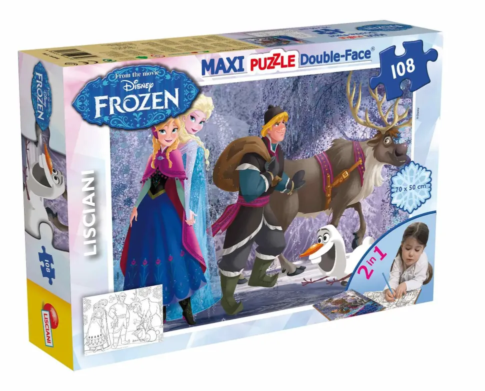 Disney Puzzle Df Maxi Floor 108 Frozen On The Walk